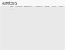 Tablet Screenshot of learnsmart.ch